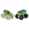 Monster Jam, Official Grave Digger Vs. Mystery Machine Color-Changing Die-Cast Monster Trucks, 1:64 Scale