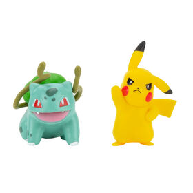 Pokémon - Battle Figure 2-Pack - Bulbasaur #3 & Pikachu #8