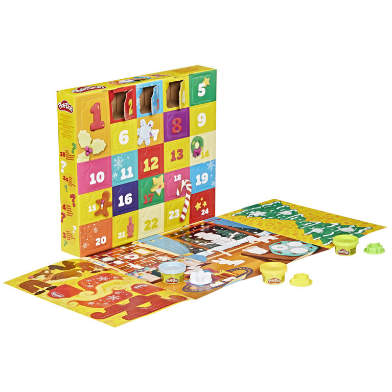 Play-Doh Holiday Advent Calendar, 24 Days of Surprise Toys Play-Doh Holiday Advent Calendar, 24 Days of Surprise Toys