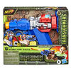 Transformers Toys Transformers: Rise of the Beasts Movie 2-in-1 Optimus Prime Blaster, 7-inch