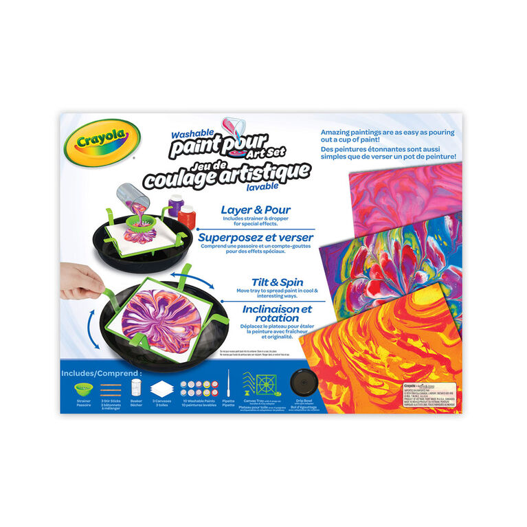 Crayola Washable Paint Pour Art Set