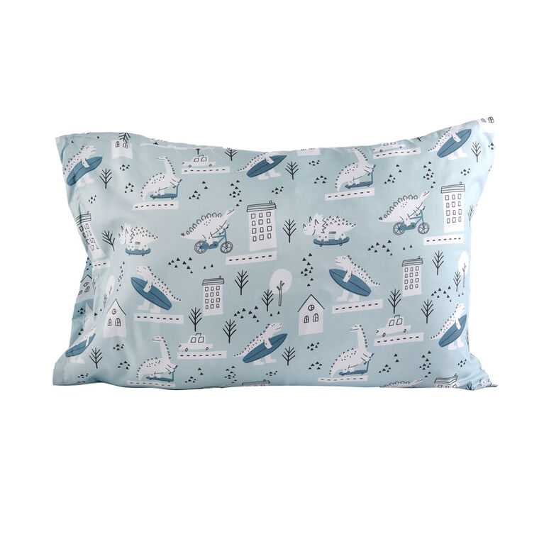 2-Piece Toddler Bedding Set including Comforter and Pillowcase, Dinosaur