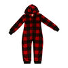 J&L Designs Grenouillère à capuche : Rouge buffle