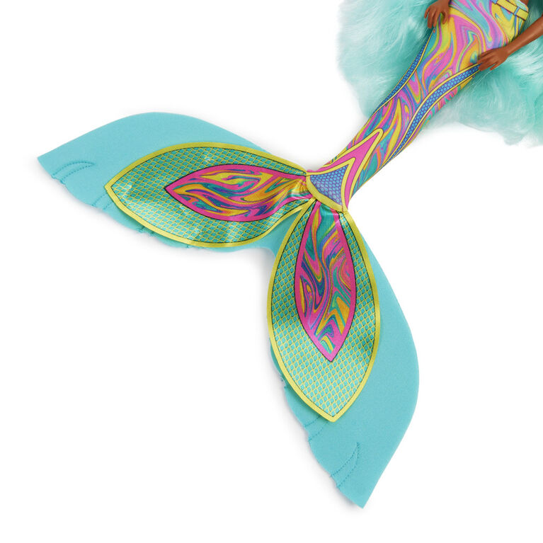 Mermaid High, Spring Break Oceanna Mermaid Doll and Accessories with Removable Tail and Color Change Hair Streaks