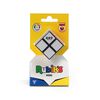 Rubik's Mini 2x2, 2x2 Classic Colour-Matching Puzzle, Pocket Size Brain-Teasing Puzzle Toy