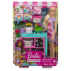 Barbie Florist Playset with Doll, Dough, Vases & More