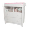 Beehive Changing Table with Removable Changing Station- Pure White