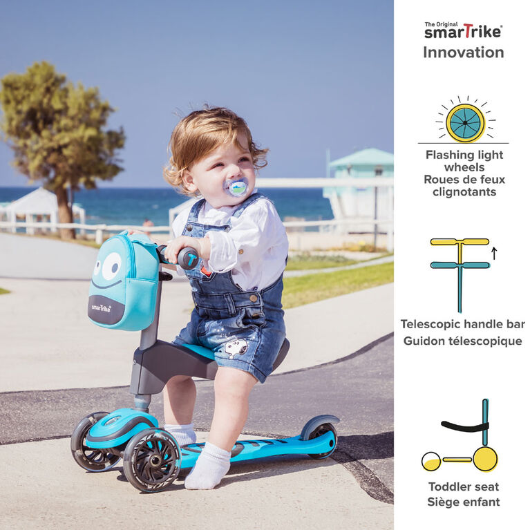 smarTrike T1 3 Stage scooTer - Blue