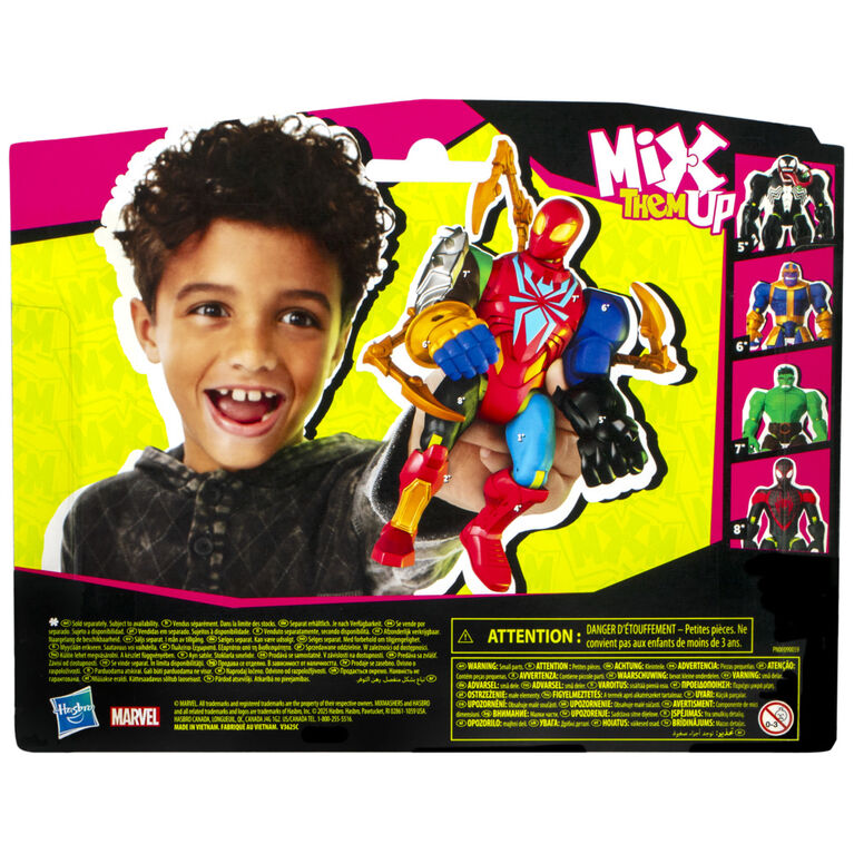 MixMashers Marvel Iron Spider Custom Spider-Man Mix-And-Match Deluxe Action Figure & Accessories