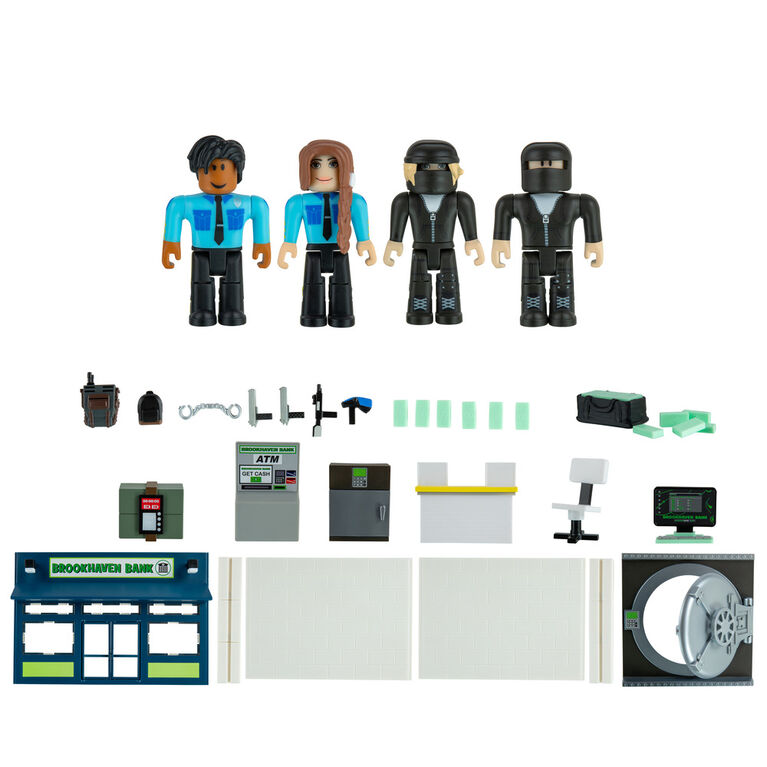 RoBlox - Ensemble de jeu de luxe banque de Brookhaven, bandits et flics