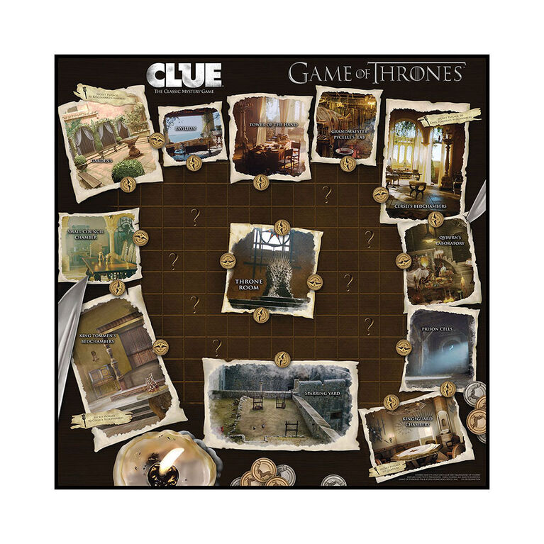 Clue Game of Thrones Édition anglaise Toys R Us Canada