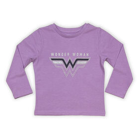 Wonder Woman - T-shirt à manches longues - Lilas - 5T