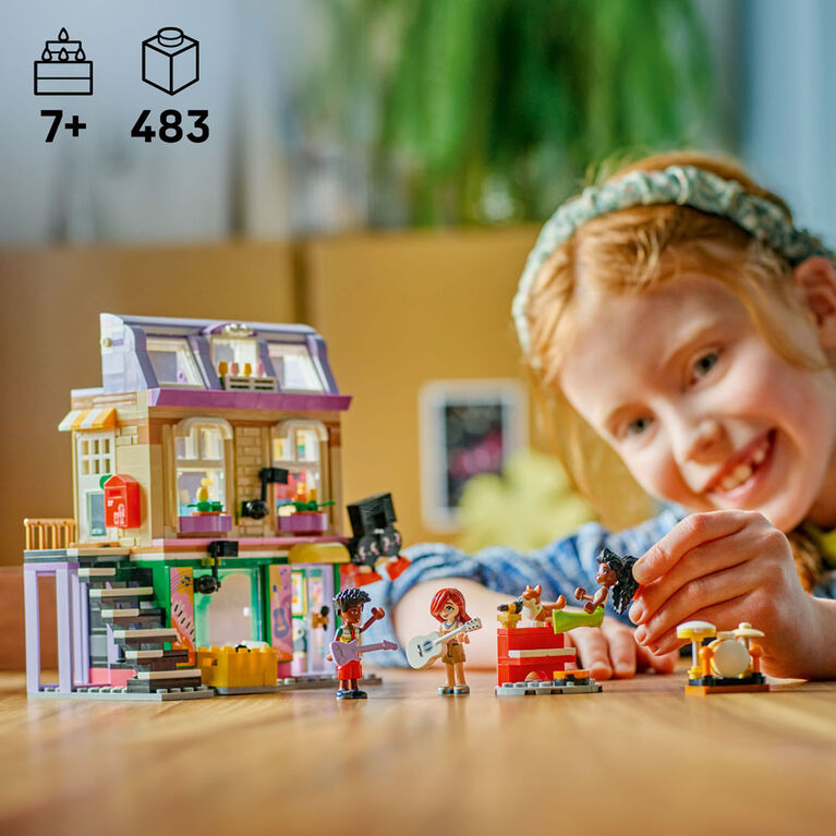 LEGO Friends Music Store & Apartment Pretend Play Building Toy for Girls & Boys, 7+ - 42653 LEGO Friends Music Store & Apartment Pretend Play Building Toy for Girls & Boys, 7+ - 42653
