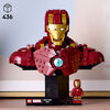 LEGO Marvel Iron Man MK4 Bust Building Kit - Includes Minifigure - Collectible for Adults, 18+ - 76327