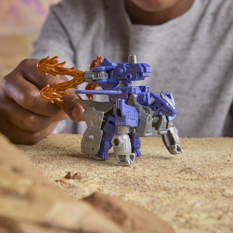 Transformers CYBERWORLD, figurine Cyber Changers Galvatron en armure