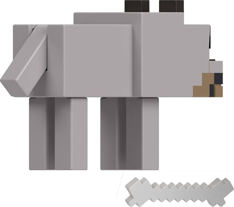 Minecraft Toys 3.25-inch Action Figures Collection, Hostile Wolf