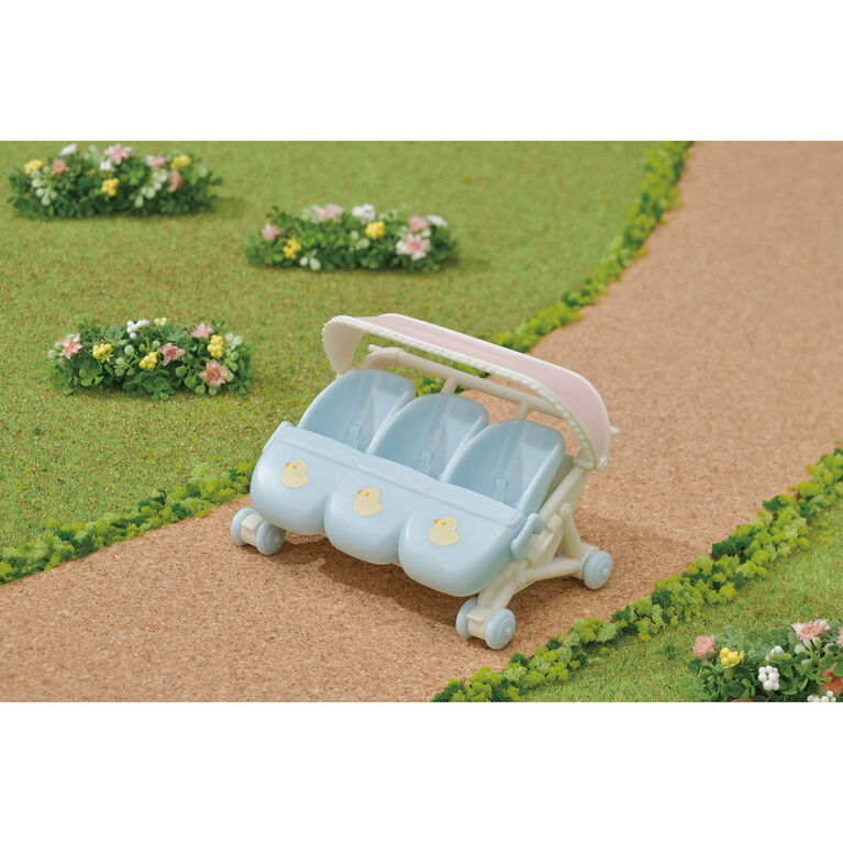 Calico Critters Triplet Stroller