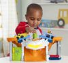 Fisher-Price Little People Hot Wheels Race Track for Toddlers, Race and Go Track Set, 2 Cars