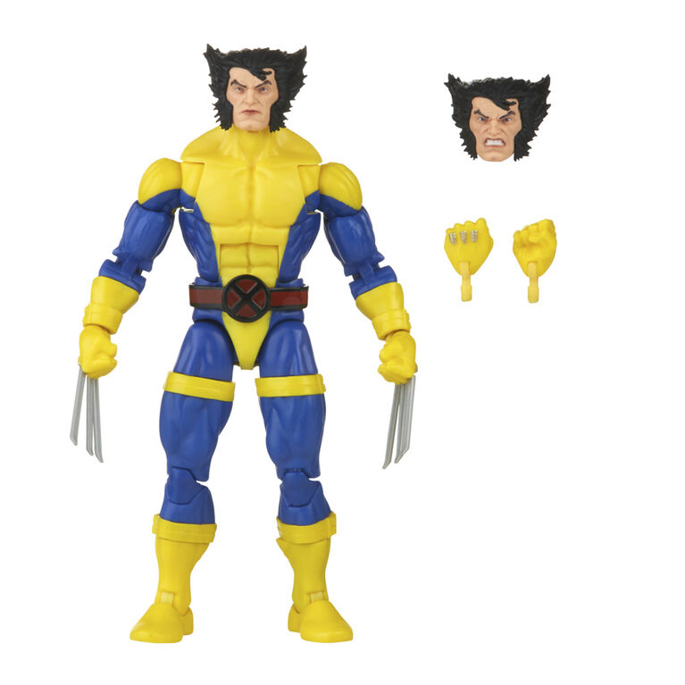 Marvel Legends Series X-Men Classic Wolverine 6-inch Action Figure Toy, 3 Accessories