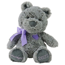 Animal Adventure - 2022 Collectible Starlight Bear - The Sunshine Bear - Grey - 12" Plush