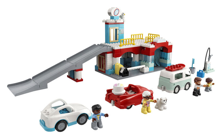 LEGO DUPLO Town Parking Garage and Car Wash 10948 (112 pieces)
