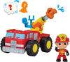Vlad and Niki - Fire Truck with Firefighter Niki