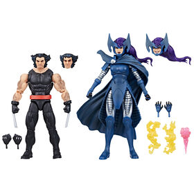 Marvel Legends Series, figurines Wolverine et Psylocke