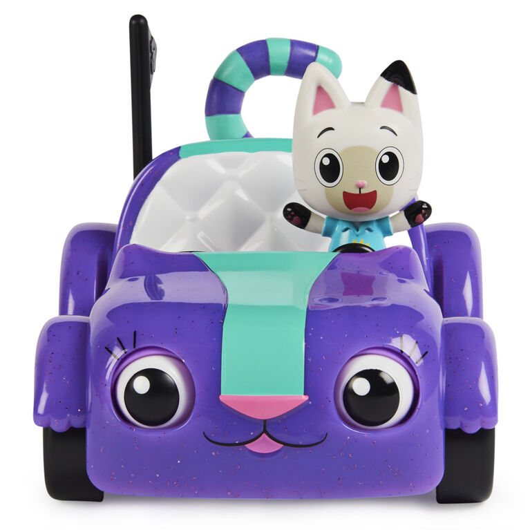 Gabby's Dollhouse, Carlita Toy Car with Pandy Paws Collectible Figure and 2 Accessories