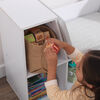 Bookcase with Reading Nook - White