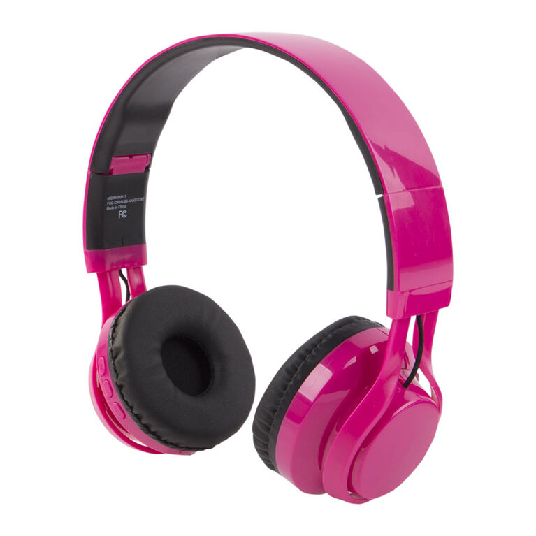 Casque d'écoute Bluetooth à l'épreuve des enfants de Kidstech - Rose