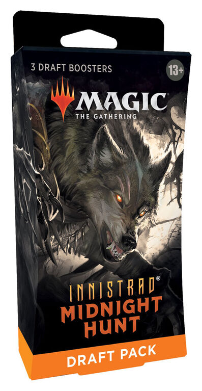 Magic the Gathering Innistrad: Midnight Hunt 3-booster Draft Pack