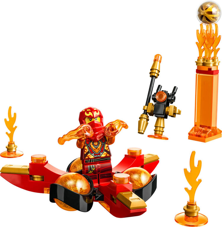 LEGO NINJAGO Le saut Spinjitzu puissant du dragon de Kai 71777 Ensemble de jeu de construction (72 pièces)