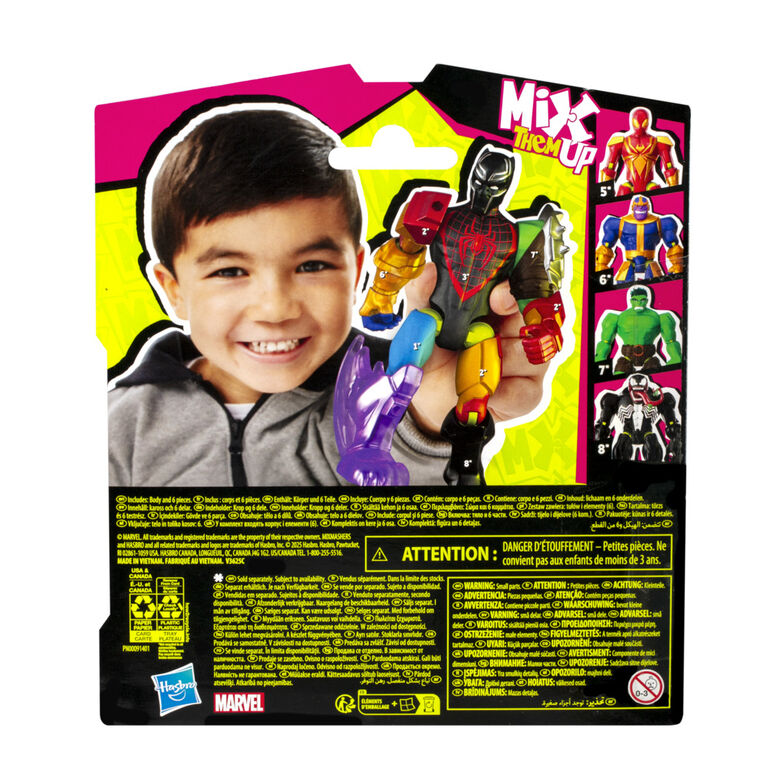 MixMashers Marvel Black Panther Avengers Mix-And-Match Action Figure & Accessories