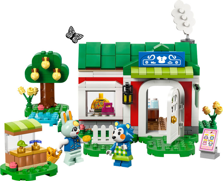 LEGO Animal Crossing La boutique de vêtements des soeurs Doigts de Fée Ensemble de jeu 77055