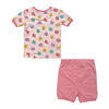 CoComelon – Ensemble de nuit JJ arc-en-ciel – Rose – Taille 12-18 mois – Exclusif à Toys R Us