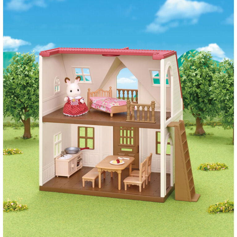 Calico Critters - Red Roof Cozy Cottage Starter Home