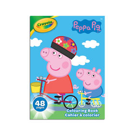 Cahier à colorier de 48 pages Peppa Pig