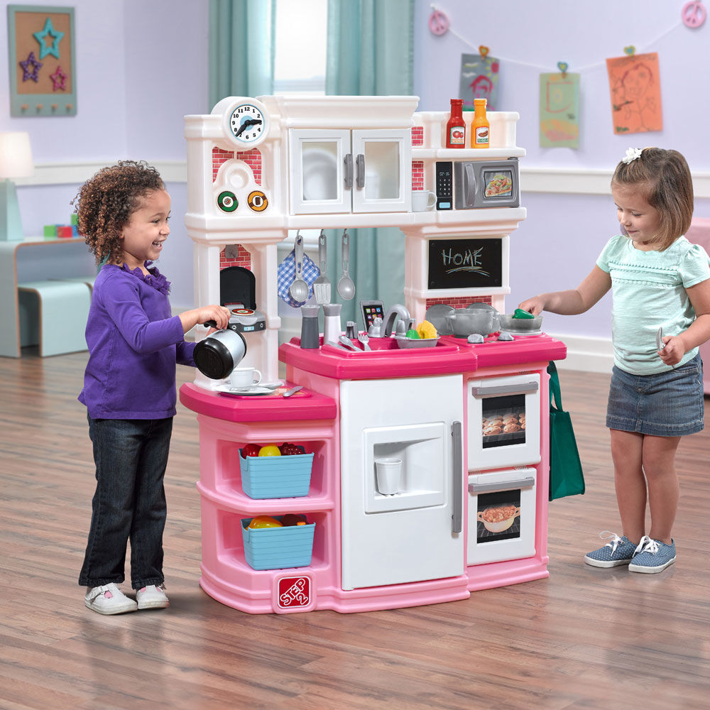 step 2 gourmet kitchen pink