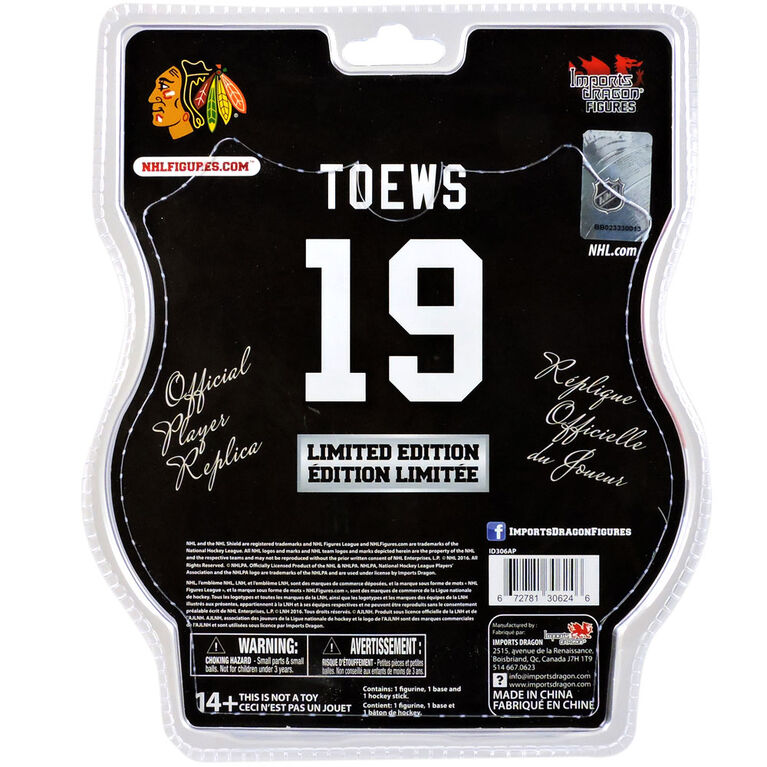 NHL 6-inch Figure - Jonathan Toews Signature Series