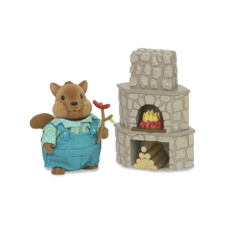 Li'l Woodzeez, Outdoor Patio Set with Fireplace