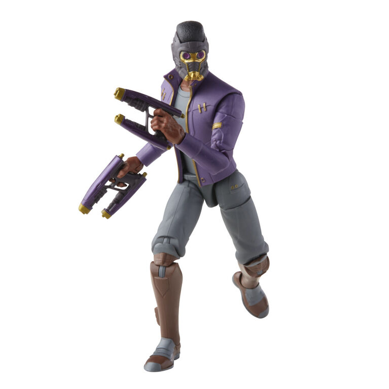 Marvel Legends Series 6-inch Scale Action Figure Toy T'Challa Star-Lord  and Build-A-Figure Part