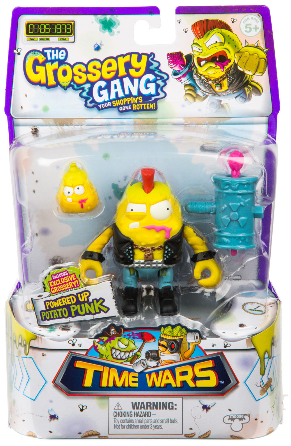 The Grossery Gang Time Wars Wave 2 Action Figure Potato Punk