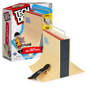 Tech Deck, Big Vert Wall X-Connect Park Creator, Customizable and Buildable Ramp Set with Exclusive Fingerboard