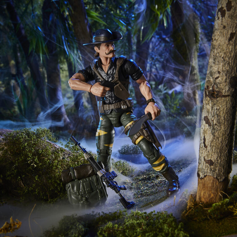 G.I. Joe Classified Series Tiger Force Recondo Action Figure 55 Collectible Toy, Accessories, Custom Package Art