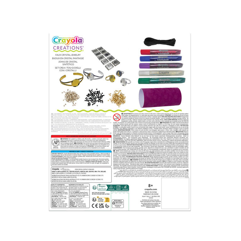 Bijoux en faux cristal Crayola Creations