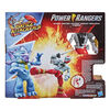 Power Rangers Dino Fury Battle Attackers - 2-Pack Red Ranger vs. Doomsnake Martial Arts Kicking Action Figure