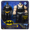Batman, Coffret de 2 figurines articulée Batman contre Bane de 30 cm - Notre exclusivité