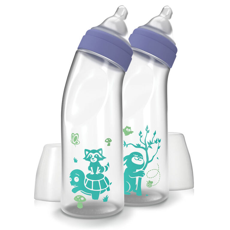 Balance+ Angled Bottle 9Oz 2Pack W Paci