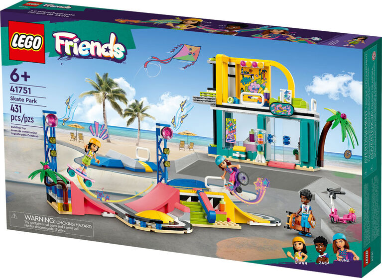 LEGO Friends Skate Park 41751 Building Toy Set (431 Pieces)