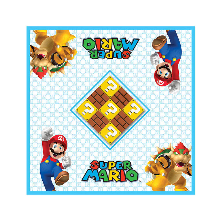 Jeu De Dames & TIC TAC TOE: Super Mario vs. Bowser Jeu De Plateau - Édition anglaise